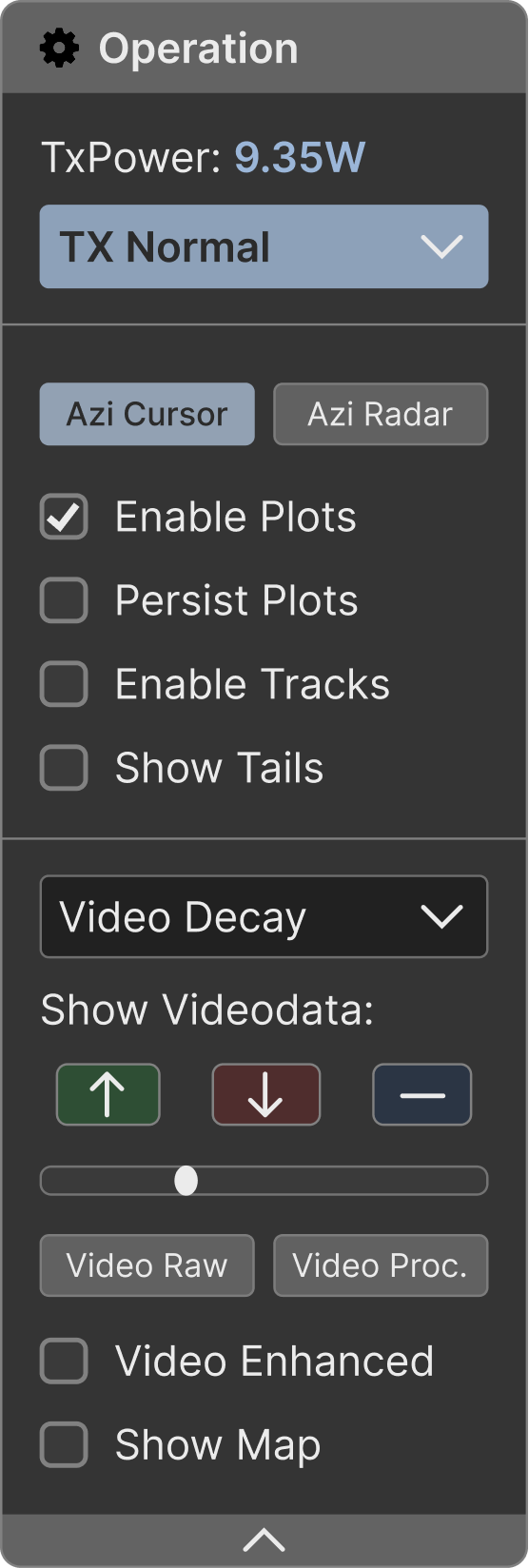 Settings menu dark mode